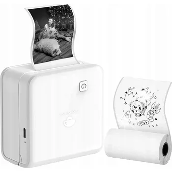 Tiskárna Phomemo M02 Přenosná Termální Tiskárna pro Tisk Štítků, Fotek, Poznámek a Nálepek