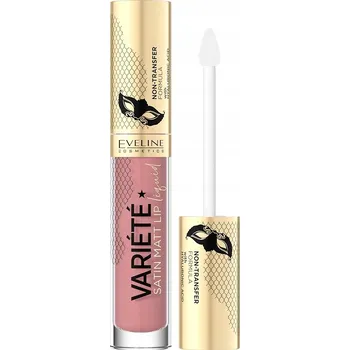 Rtěnka Eveline Variete Satin Matt Lip Liquid Matná tekutá rtěnka - 02 RASPBERRY CREAM (Malinový krém)