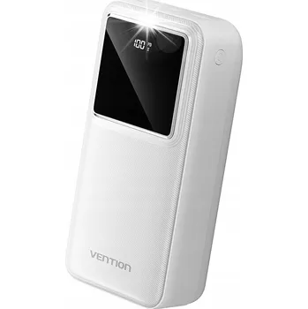 Powerbanka Vention Powerbanka USB s Displejem 30000mAh 22,5W + Kabel USB-A na USB-C