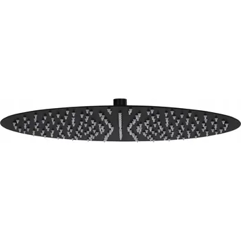 Sprchová hlavice Sprchová Hlavice kulatá, nerezová ocel, černá, průměr 40 cm