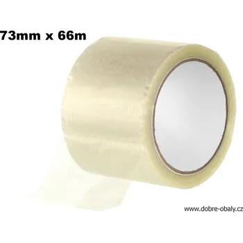 Lepicí páska 73 mm x 66 m čirá - Lepicí páska 73 mm x 66 m čirá,