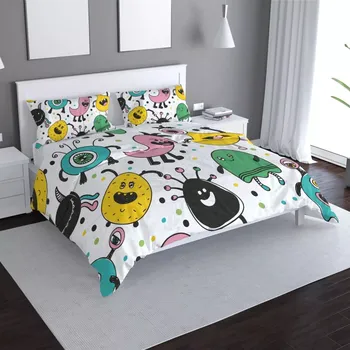 Povlečení Sablio Povlečení Příšerky - 140x200 / 90x70