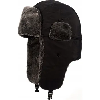 Čepice Zimní čepice Filloo s klapkami na uši, černá, univerzální velikost