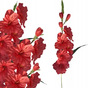 umělá květina MEČÍK MEČÍK VĚTVIČKA XXL UMĚLÉ KVĚTY KYTICE DEKORACE DEKORACE 64cm