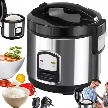 Hrnec 2L ELEKTRICKÝ RÝŽOVAR HRNEC AUTOMATICKÉ VYPNUTÍ SNADNÉ POUŽITÍ 400W