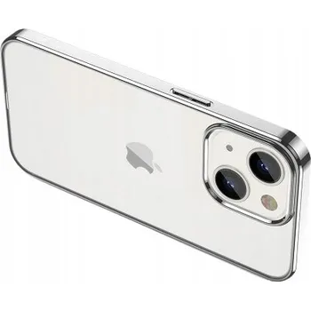 Pouzdro na mobilní telefon Zadní Kryt Pskom pro Apple iPhone 15 Plus stříbrný