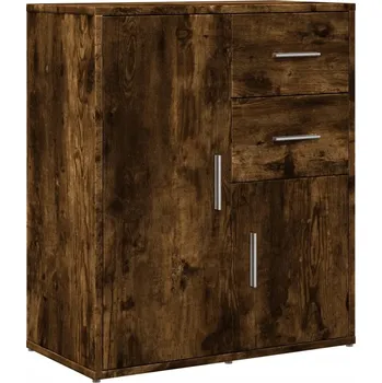 Komoda Univerzální skříňka z dřevotřísky, kouřový dub, 60x31x70 cm