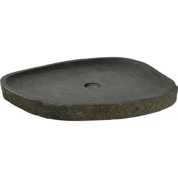 Umyvadlo vidaXL Umyvadlo Šedá (55-65) x (40-50) x 6 cm Říční kámen