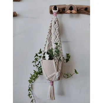Květináč Macramé závěs na květináč CASABLANCA