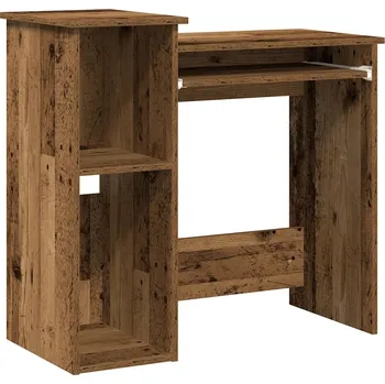 Psací stůl Psací stůl s policemi, staré dřevo, 84x40x78 cm