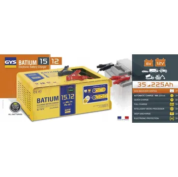 Nabíječka autobaterie GT MAX USMĚRŇOVAČ 75A S FUNKCÍ STARTOVÁNÍ MODEL: 016138