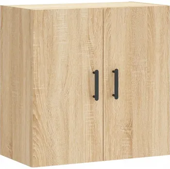 Komoda Nástěnná dekorativní skříňka z dřevotřísky, dub sonoma, 60x31x