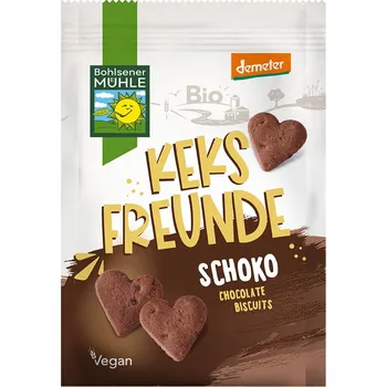Bohlsener Mühle Sušenky kakaová srdíčka 125 g bio BIO VEGAN DEMETER Množství: 1 ks