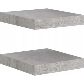 police Police MDF deska VidaXL 23 x 23,5 cm odstíny šedé