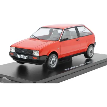autíčko Seat Ibiza MK1 1984 1:24 - Časopis s modelem Seat Ibiza MK 1 - kovový model auta 1/24