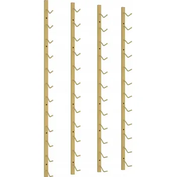 Stojan na víno Stojan na víno pro 12 lahví, železo s nástřikem, zlatý, 12,5x2,5x1