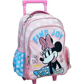 Školní aktovka na kolečkách Disney Minnie Joy, taška 46 cm