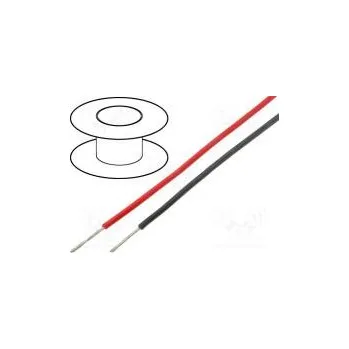 elektrický kabel Vodič TLY lanko Cu 0,22mm2 žlutá PVC 150/300V 200m Třída 5