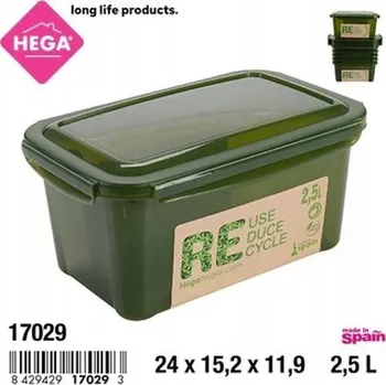 Svačinový box Obdélníkový box na svačinu 2,5 L 1 Ks