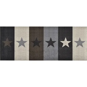 Rohožka Stylová podlahová rohožka Star, protiskluzová, 180 x 60 cm, polyamid