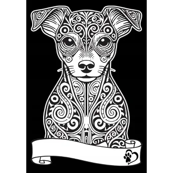 omalovánky Velurová omalovánka A4 – Pinč