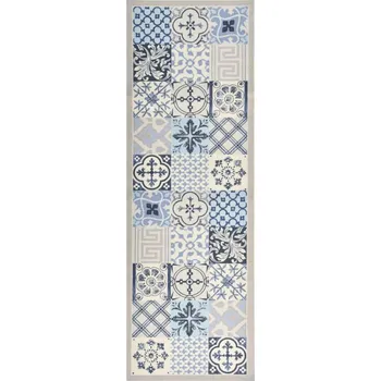 Rohožka Módní podlahová rohož Mosaic, protiskluzová, 180 x 60 cm, šedá barva