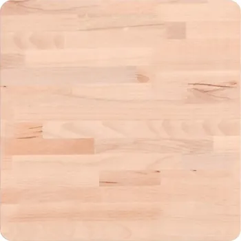 Jídelní stůl Kulatá Deska Stolu z Masivního Bukového Dřeva 40x40x2,5 cm