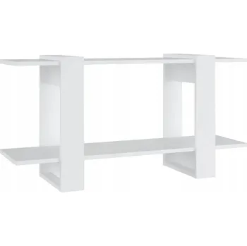 Knihovna Bílá police na knihy a multimédia 100 x 30 x 51 cm