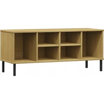 Botník Botník OSLO z masivního borovicového dřeva, 106x35x45 cm, hnědá