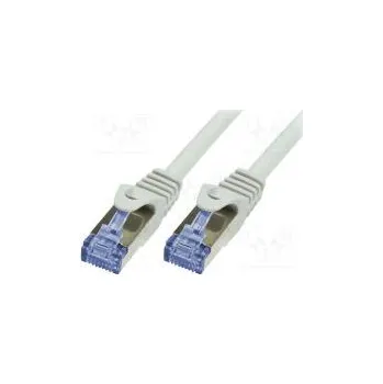 Síťový kabel Patch cord S/FTP 6a lanko Cu LSZH šedá 3m 26AWG