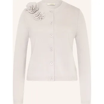 Dámský svetr Lilienfels Dámský Pletený Kardigan S Kašmírem, světle šedá, 42