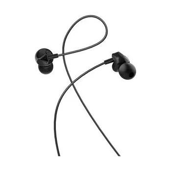 Sluchátka Drátová špuntová sluchátka 3,5mm jack Hoco M60, černá - Hoco + zdarma možnost vyzkoušet a vrátit zboží do 30 dní