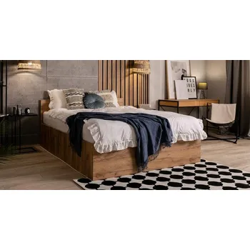 Postel Manželská postel PANAMA KLASIK 140x200 + rošt DUB