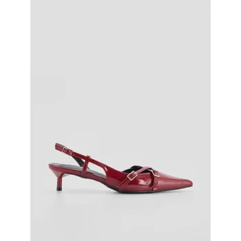 Dámské lodičky Lodičky na nízkém podpatku - 37 - House - kaštanové - 776DU-83X