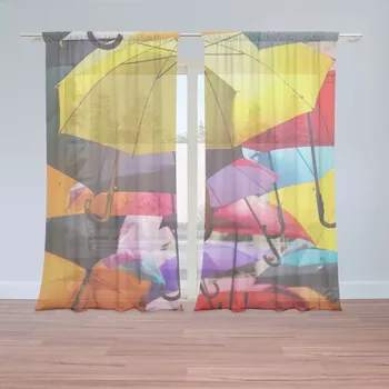 Záclona Sablio Záclony Deštníky: 2ks 150x250cm