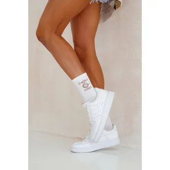 Dámské ponožky Dámské ponožky Coffee First Milena, bílá 37-41