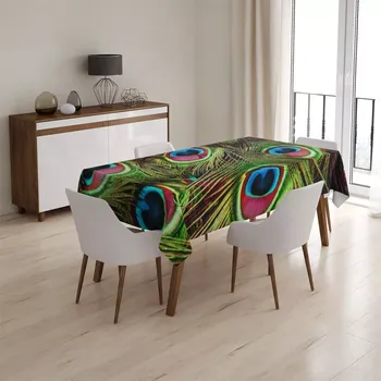 ubrus Sablio Ubrus Paví peří - 90x90 cm