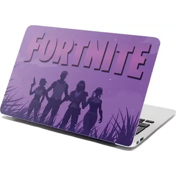 samolepka Sablio Samolepka na notebook FORTNITE Fialová silueta - 29x20 cm