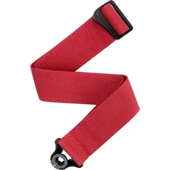 Kytarový popruh D'Addario Auto Lock Polypro Guitar Strap Red + prodloužená záruka 3 roky