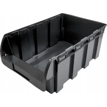 Úložný box Černá dílenská úložná nádoba č. 5 - 500x310x200 mm