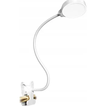Lampička Flexibilní lampička Glocusent Glcsntbl204 s klipem, bílá, 36 LED diod, 6000K