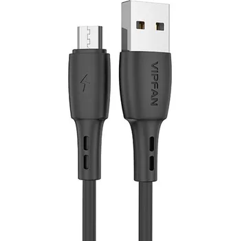 Datový kabel Kabel USB-Micro USB VFAN Racing X05, 3A, 1m (černý)
