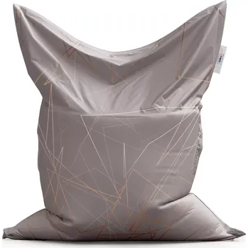 Sedací pytel Sablio Sedací vak Classic Trojúhelníková abstrakce - 150x100 cm