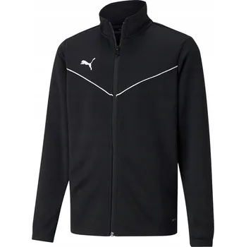 Chlapecká mikina DĚTSKÁ MIKINA PUMA TEAMRISE TRAINING POLY JACKET JR ČERNÁ vel. 6 (128 cm)
