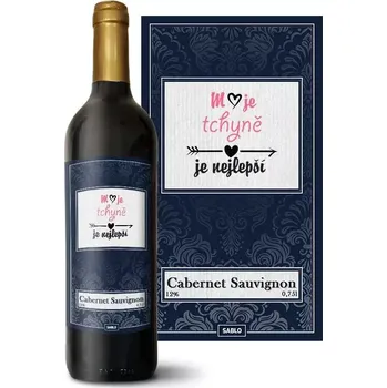 Víno Sablio Červené víno Moje tchyně je nejlepší: 0,75 l