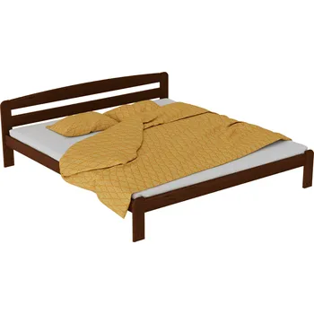 Postel Maxi Postel Šárka z masivu 160 x 200 cm - barva Ořech