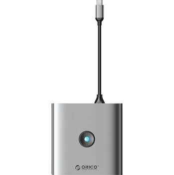 USB hub Adapter Hub 8w1 Orico, HDMI 4K + 3x USB-A 3.0, USB-C, 100W PD + SD/TF