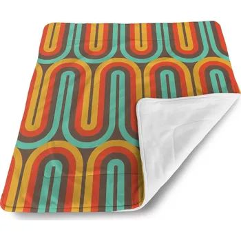 deka Sablio Deka pro miminko Retro vlny - 80x100 cm