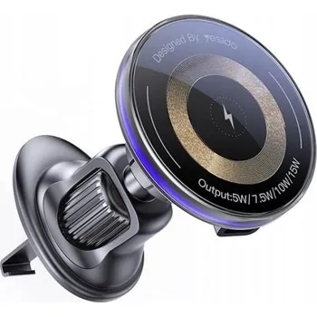 Yesido Magnetický držák do auta C308 do mřížky ventilace, bezdrátové nabíjení 15W, MagSafe