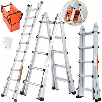 Žebřík Žebřík Hooha hliníkový 3 x 18 do 150 kg